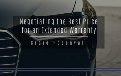 Negotiating the Best Price for an Extended Warranty